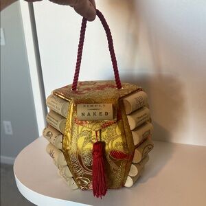 Fun Gold & Red Mini Handbag